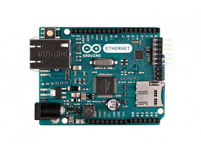 The Arduino Ethernet Rev3 without PoE