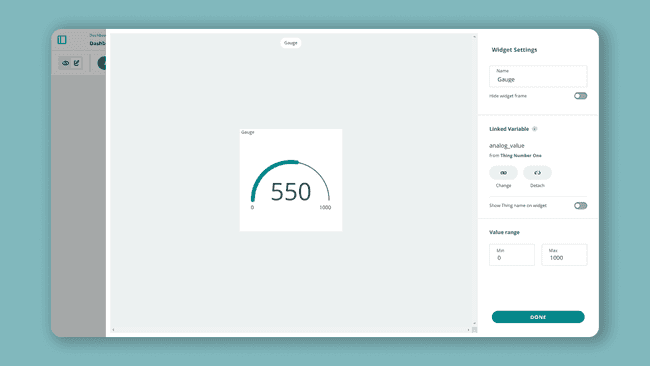 Setting the thresholds values.