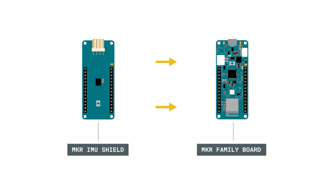 Simple circuit with board and shield.