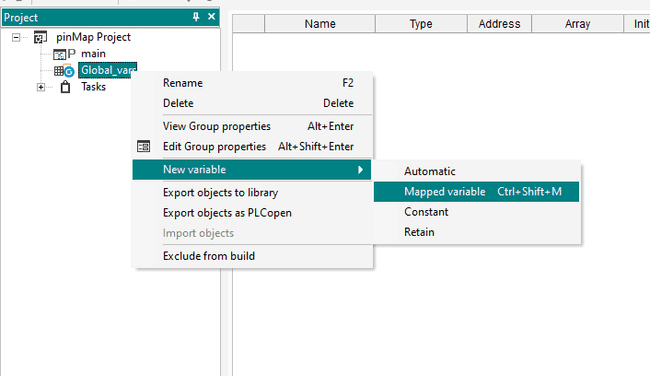 Global Variables new variable