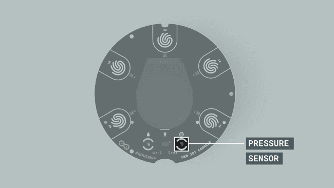 The LPS22HBTR Pressure Sensor on the MKR IoT Carrier